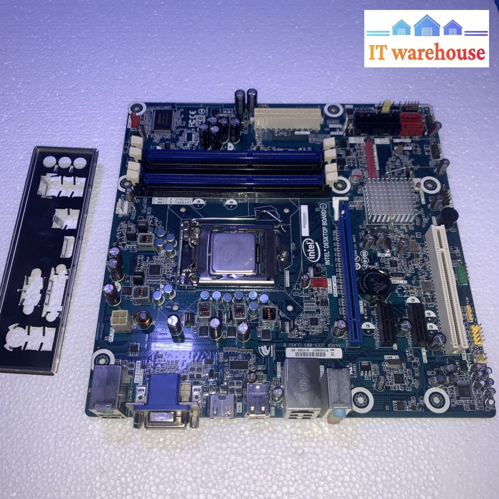 Intel E70932-302 1156 Motherboard + Core i5-760 CPU + w/ I/O Shield Tested