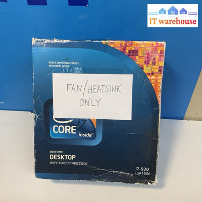 Intel LGA1366 CPU Copper Heat Sink Fan E29477-002