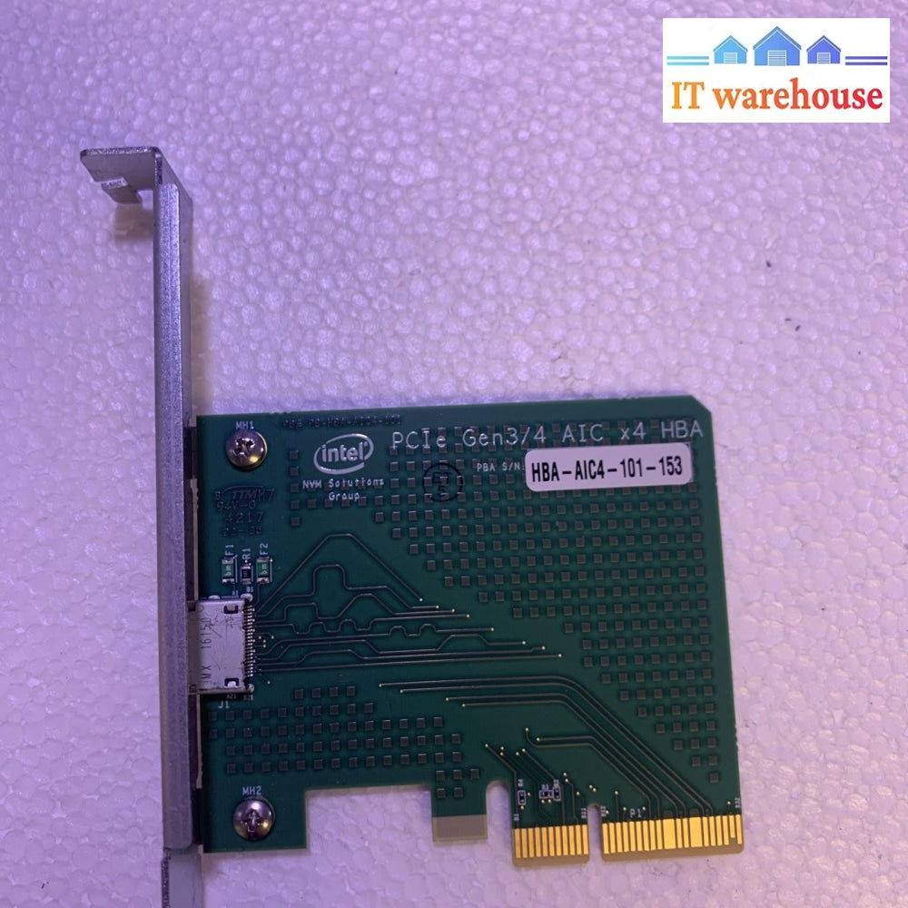 Intel PCIe Gen3/4 x4 HBA Adapter Card – HBA-AIC4-101-153 NVMe Interposer