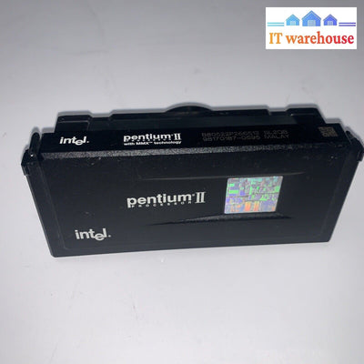 Intel Pentium II 266MHz SL2QB Slot 1 Cooler Intel 512MB Cache Processor CPU