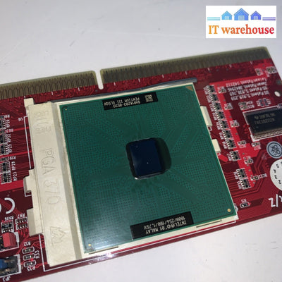 Intel PIII P3 1000/256/133/1.75V SL5DV 1000MHZ CPU with Slot 1 board