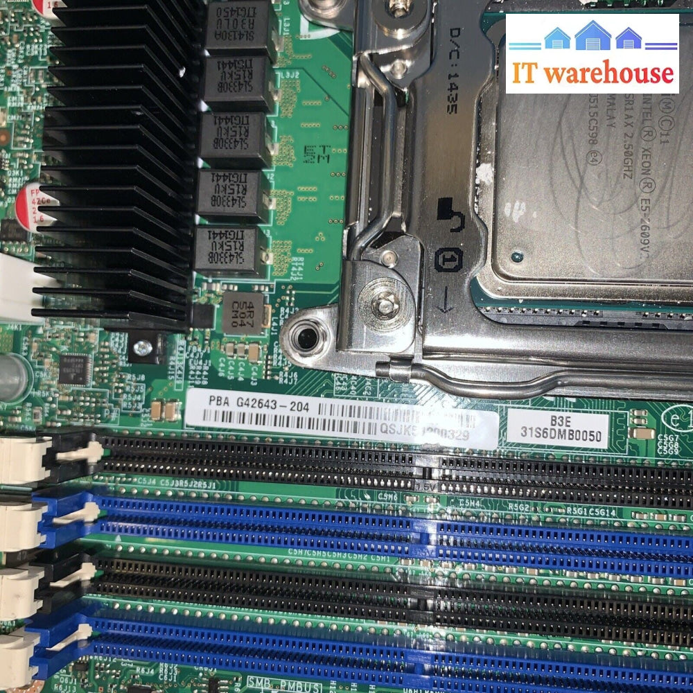 Intel S1600JP R1000 LGA 2011 DDR3   Server Motherboard G42643 W/E5-2609 V2 CPU