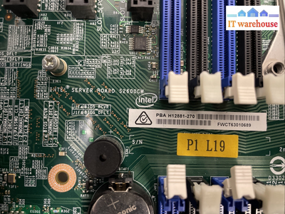 Intel S2600CW Motherboard H12881-270 + 2x Intel E5-2687WV4 CPU w I/O plate +