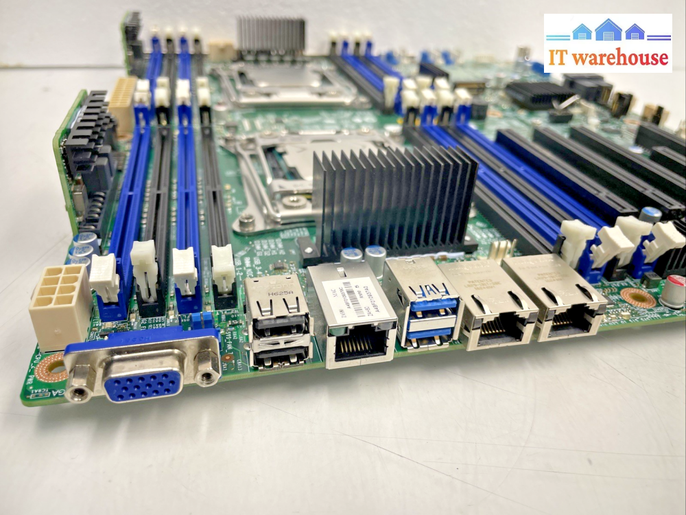 Intel S2600CW Motherboard H12881-270 + 2x Intel E5-2687WV4 CPU w I/O plate +