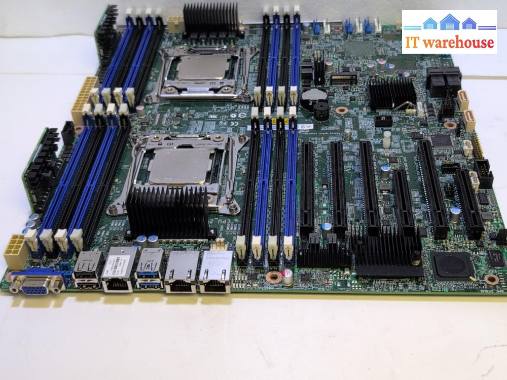 Intel S2600CW Motherboard H12881-270 + 2x Intel E5-2699 V4 CPU w I/O plate +