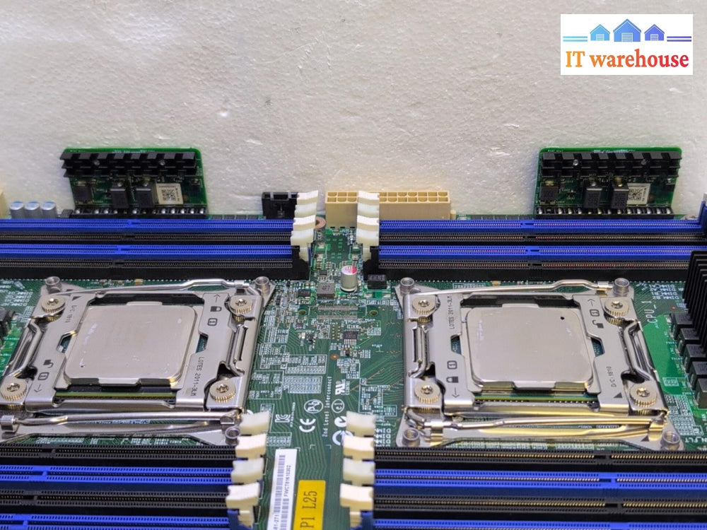 Intel S2600CW Motherboard H12881-270 + 2x Intel E5-2699 V4 CPU w I/O plate +