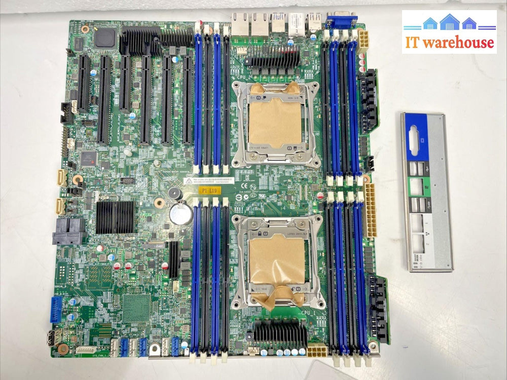 Intel S2600CW Motherboard H12881-270 w I/O plate (no cpu)  +