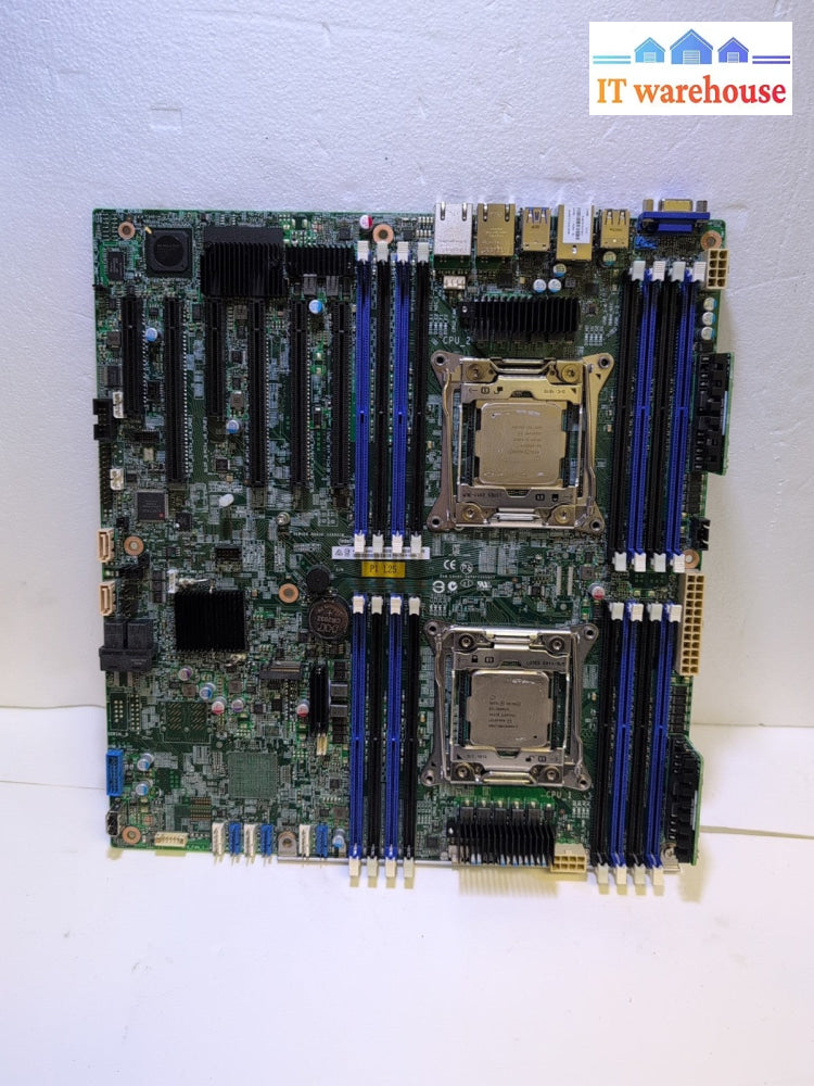 Intel S2600CW Motherboard H12881-271 + 2x Intel E5-2699 V4 CPU w I/O plate +