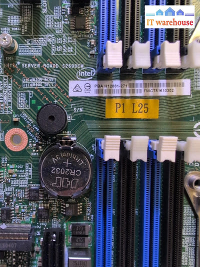 Intel S2600CW Motherboard H12881-271 + 2x Intel E5-2699 V4 CPU w I/O plate +