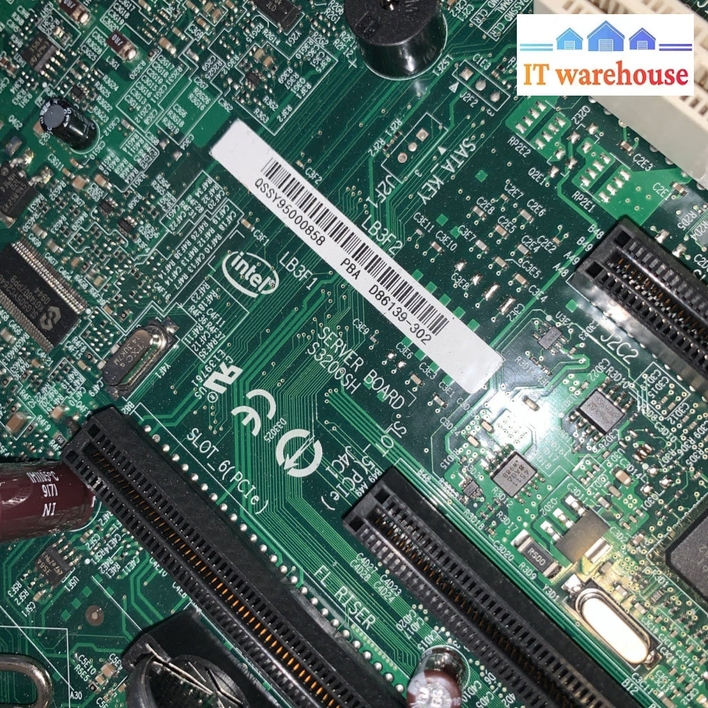 Intel S3200SH Server Motherboard D86140 Socket 775 w/ XEON CPU