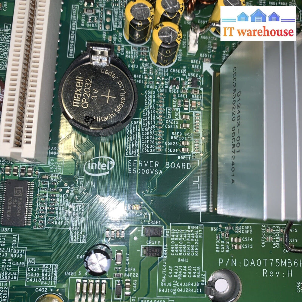 Intel S5000VSA Dual LGA 771 DDR2 SDRAM EATX Server Motherboard
