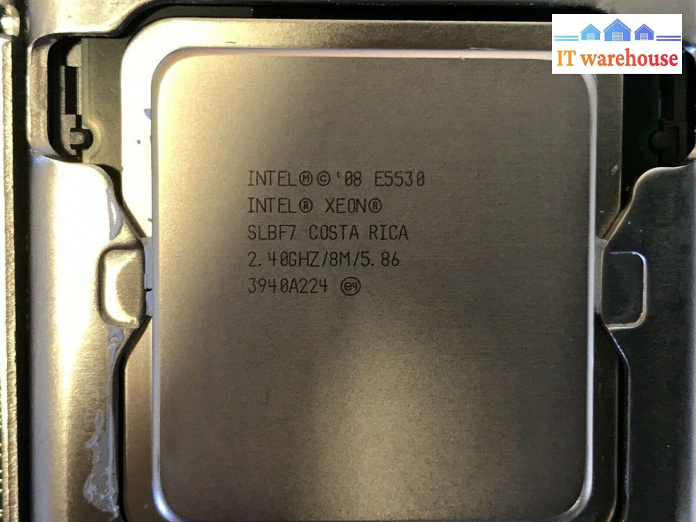 Intel S5520SC DAS50MB18C0 LGA1366 2 socket motherboard W/ 2 INTEL E5530 XEON   