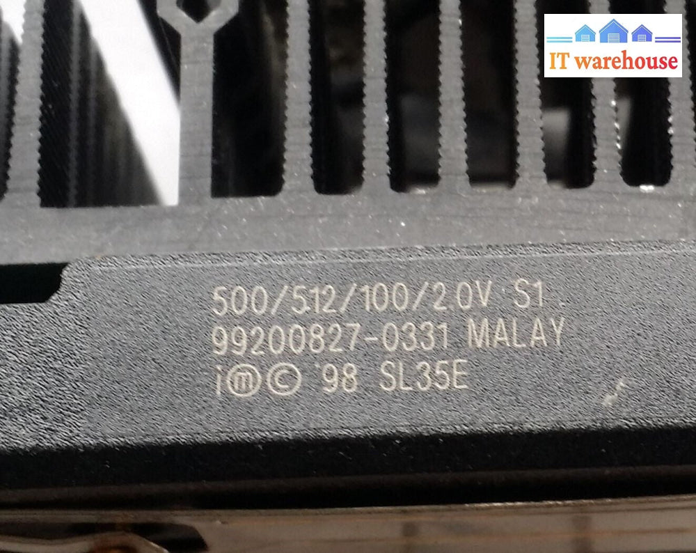Intel SL35E Pentium III 500MHz/512/100/2.0 S1 MALAY Processor Module 99200827 *