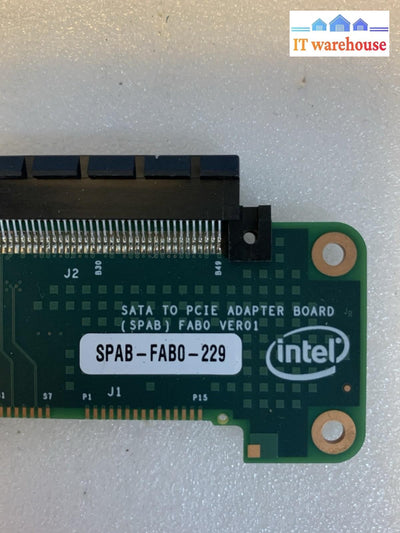 Intel SPAB-FAB0-229 SATA to PCIe U.2 Adapter Board NVMe Test Fixture Engineering