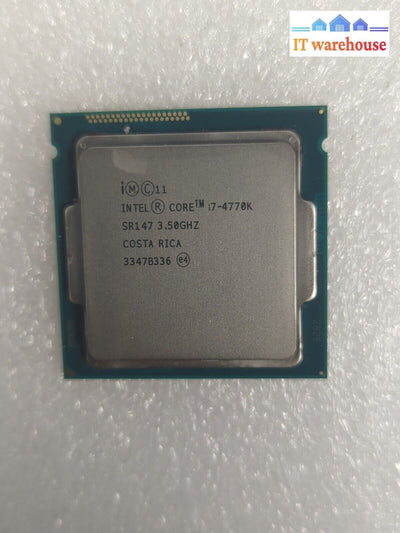 Intel SR147 Core i7-4770K 3.5GHz LGA1150 Quad Core CPU Processor Tested