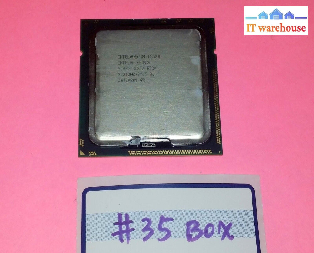 INTEL XEON PROCESSOR E5520 8M 2.26GHZ 5.86GT/S LGA1366 SLBFD CPU @@@