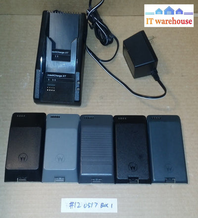Intellicharge Xt Battery Charger Model Sln9347B W/ 5X Battery