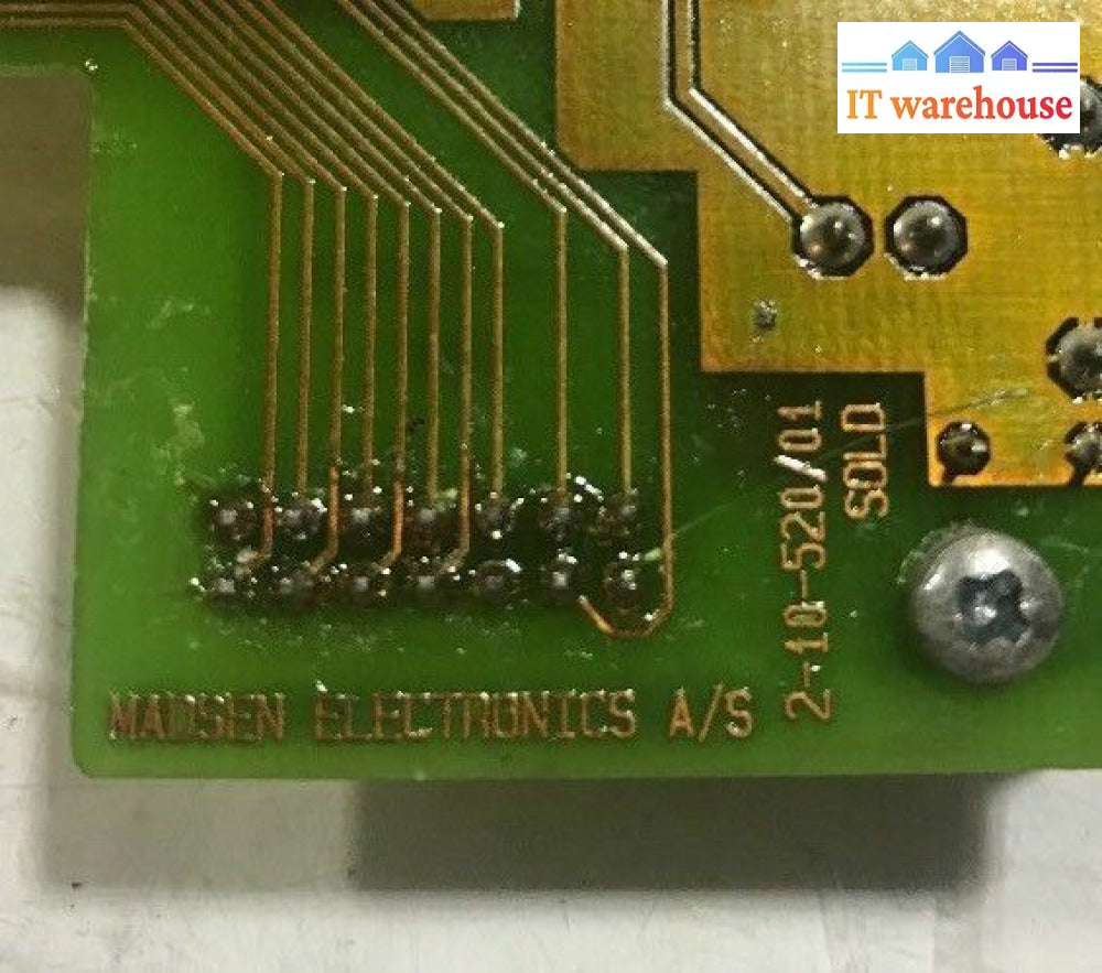 - INTERFACE CARD MADSEN  ELECTRONICS A/S 2-10-520 FOR ORBITER 922 AUDIOMETER @@@