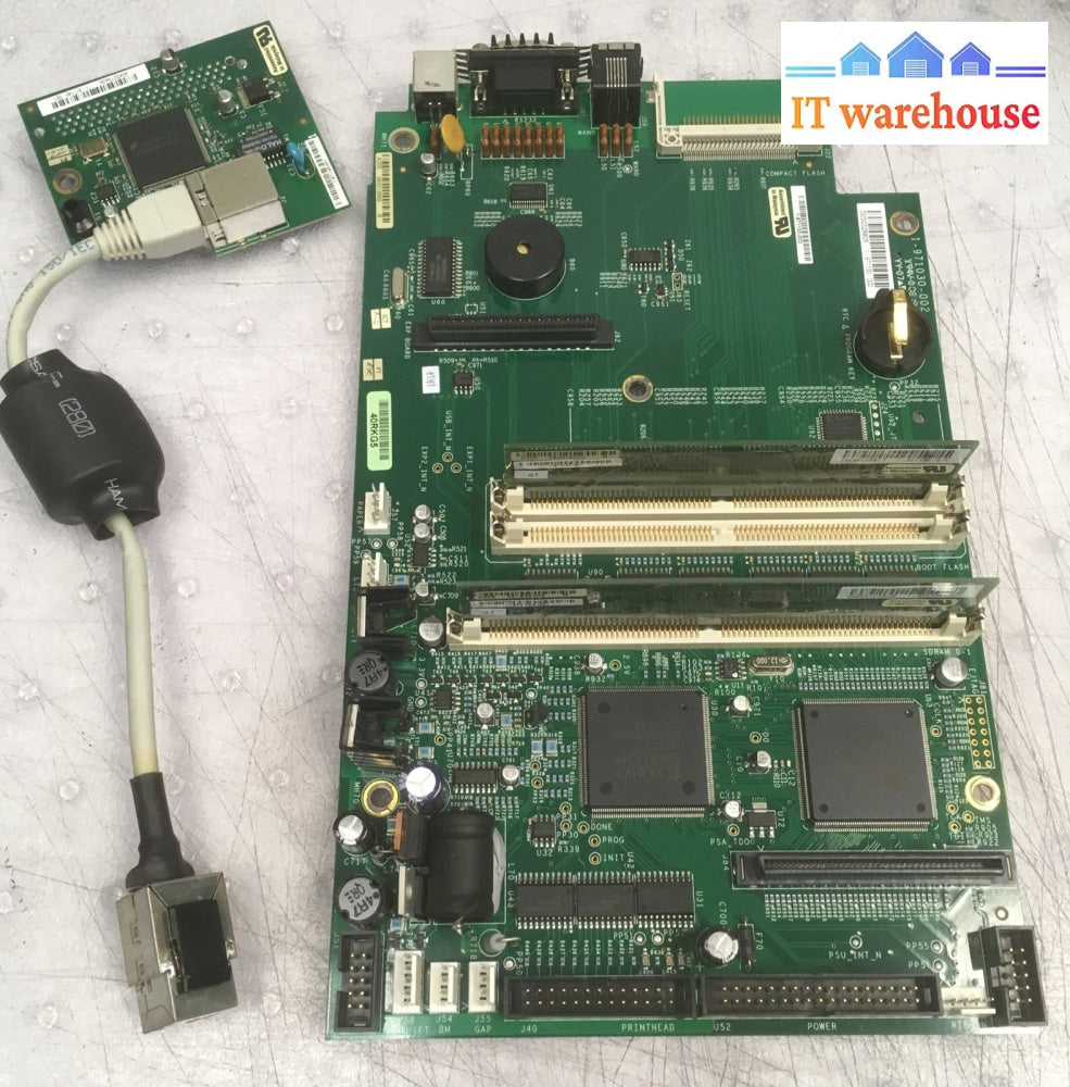 + Intermec 1-971130-002 PM4I Thermal Label Printer Main Logic Board W/ Ethernet