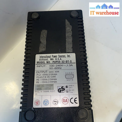 International Power Sources PUP55-32-DT-S Power Supply 100-240V 1.3A 50-60Hz