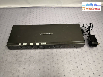  IOGear 8-Port USB dual-link DVI KVM Switch with VGA Support GCS1208 W/ AC 
