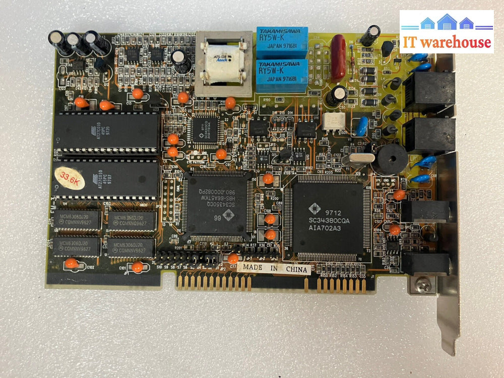 ~ ISA Modem 56K ZOLTRIX FM-3485 ISA Modem Card