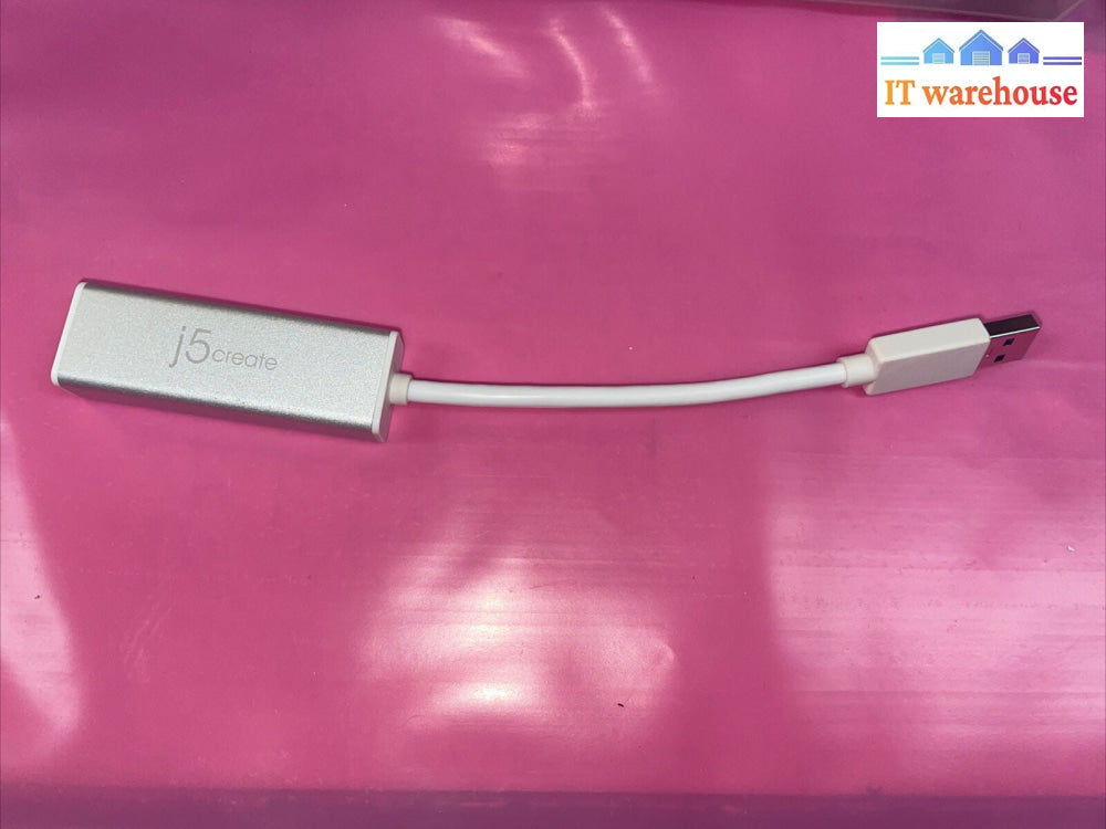 j5create JUE130 USB 3.0 Gigabit Ethernet Adapter for macOS/Windows/Chrome OS