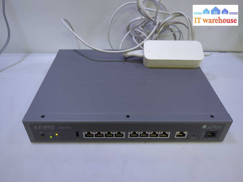 - Juniper Networks SRX110 Secure Services Gateway Security Appliance SRX110H2-VA