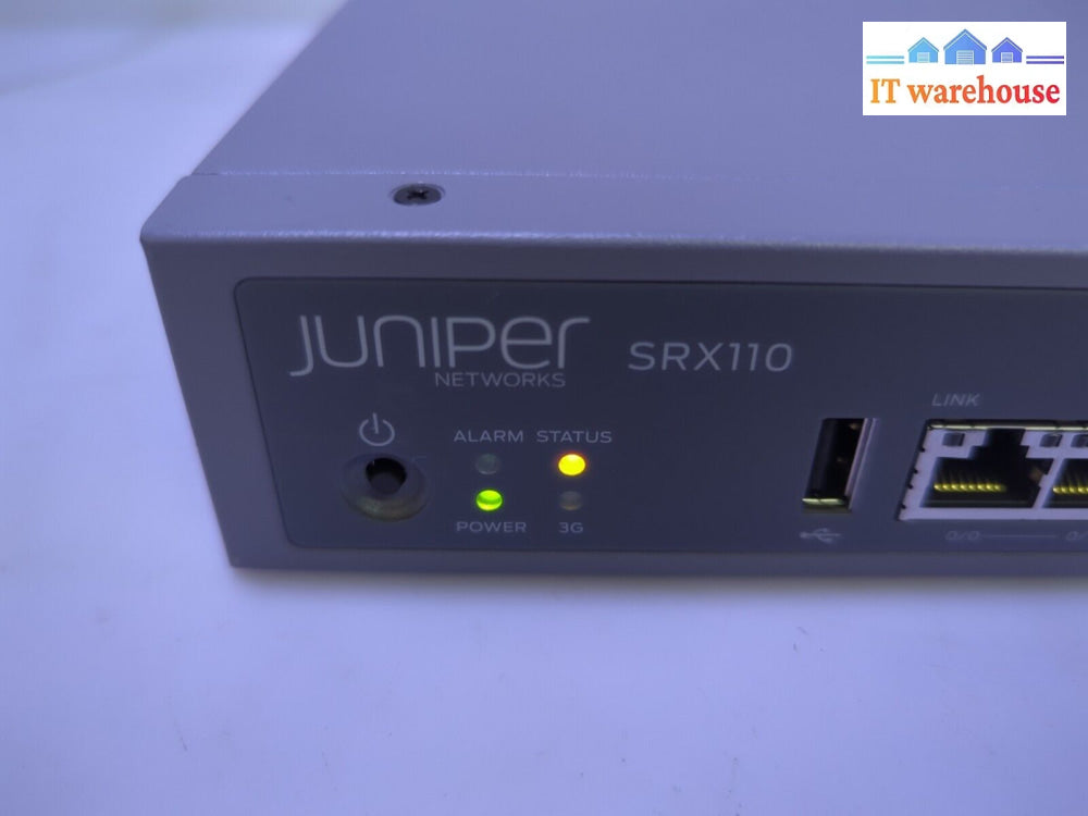 - Juniper Networks Srx110 Secure Services Gateway Security Appliance Srx110H2-Va