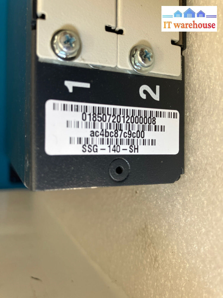 ~ Juniper Networks Ssg140 Secure Services Gateway Ssg-140-Sh *Tested*