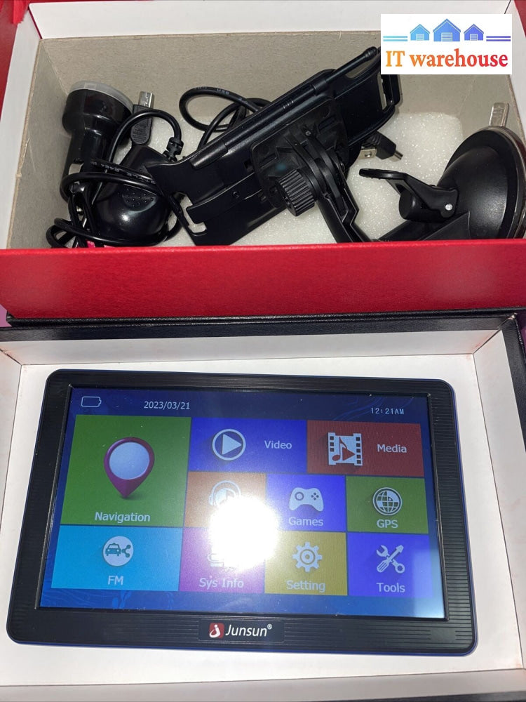 JUNSUN 7.5'' GPS with Full USA map