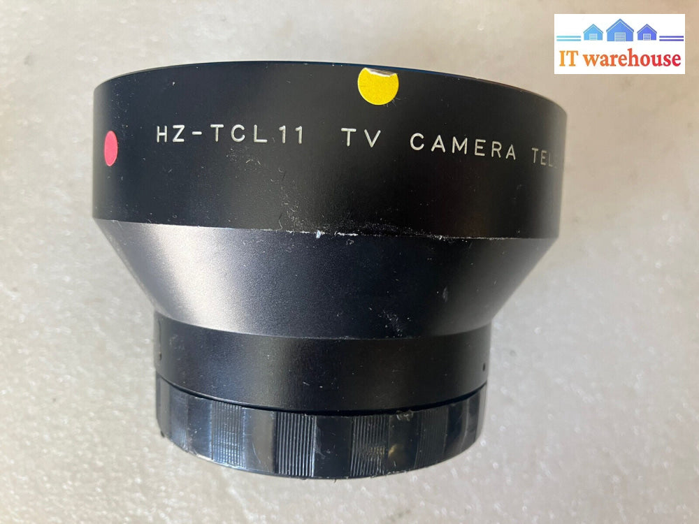 ~ JVC Japan Victor Company HZ-TCL-11 TV Camera TELE CONVERSION LENS X 1.5