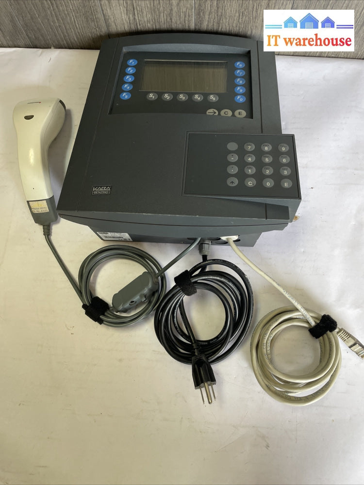 Kaba Benzing B-Net 95 40 Time Attendance Clock w/scanner