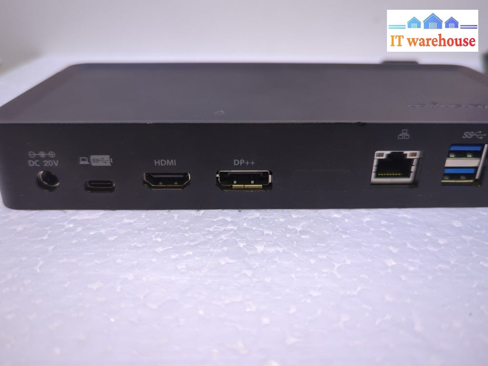 - Kensington Sd4700P K38240 Usb-C/3.0 6-Port Docking Station W/135W Ac Adapter