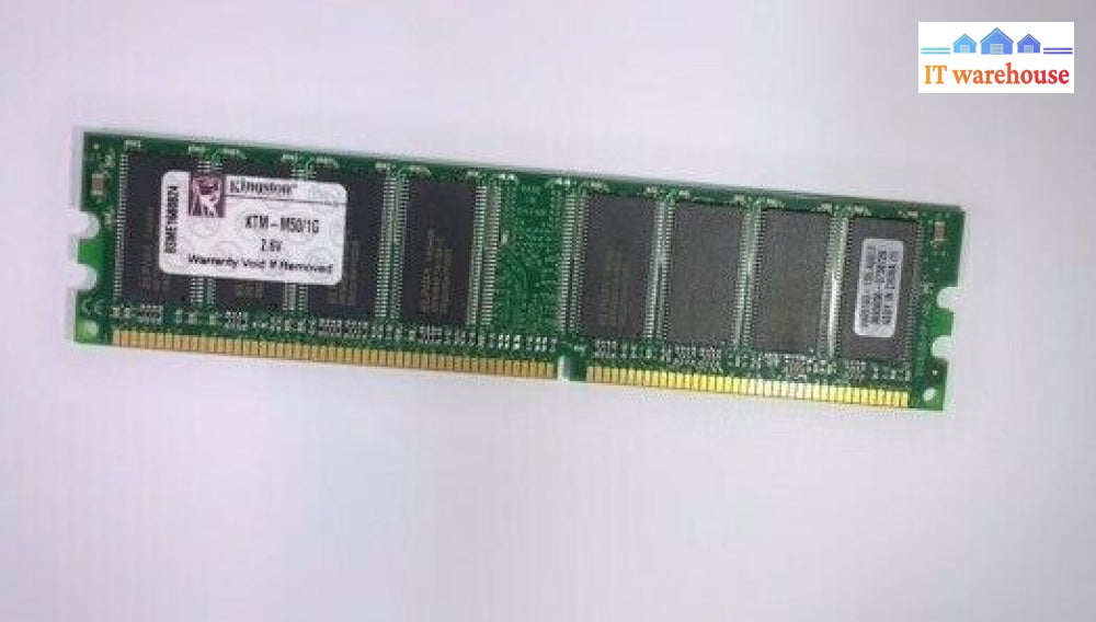 Kingston 1GB KTM-M50/1G CL3 2,6V PC3200 184 pin RAM DDR1 DDR PC non-ECC 400MHz 
