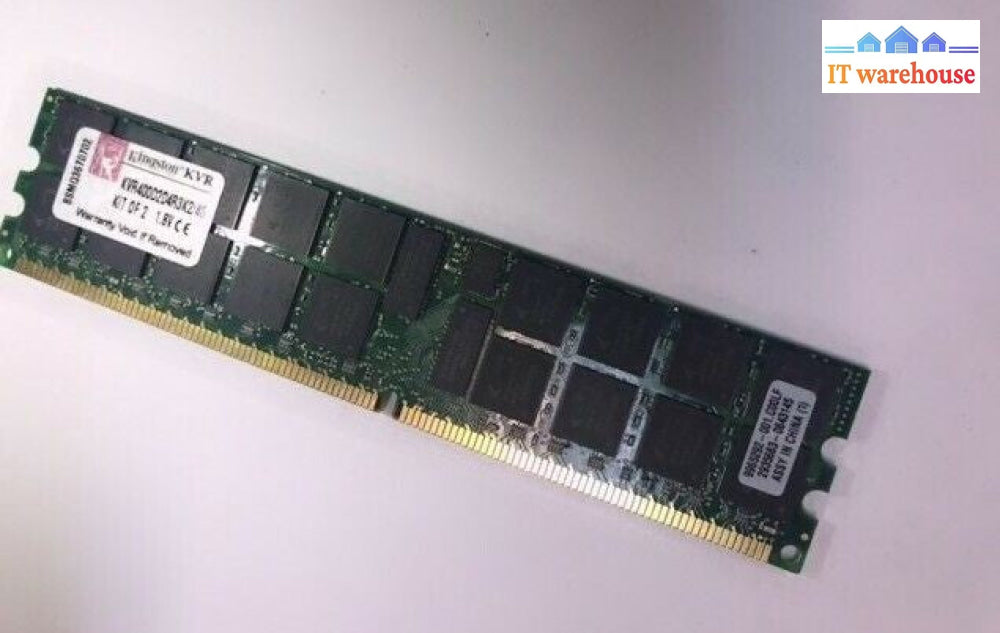 Kingston 2GB 240PDDR2 ECC Registered DDR2 400 Server Memory KVR400D2D4R3K2/4G