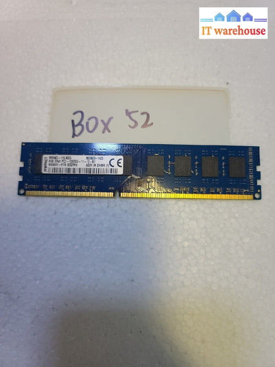 - KINGSTON 9995403 K66GKY-HYA 8GB 2RX8 PC3-12800U Desktop RAM Memory TESTED
