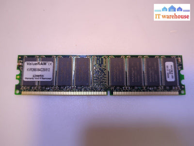 - Kingston DDR 512 MB 266 SDRAM  184 Pin Memory KVR266X64C25/512