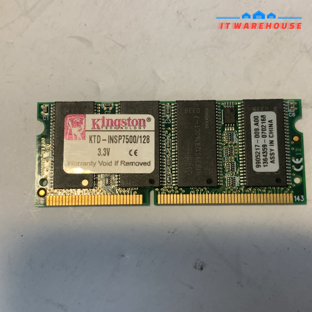 Kingston DELL Inspirion 7000 7500 KTD-INSP7500/128 PC100 SDR 100MHZ memory