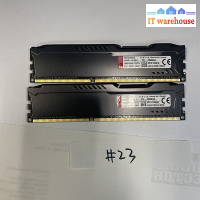 Kingston Fury Hyperx Desktop Gaming RAM Memory Ddr3 8gb (2x4gb) Hx316c10fbk2/8