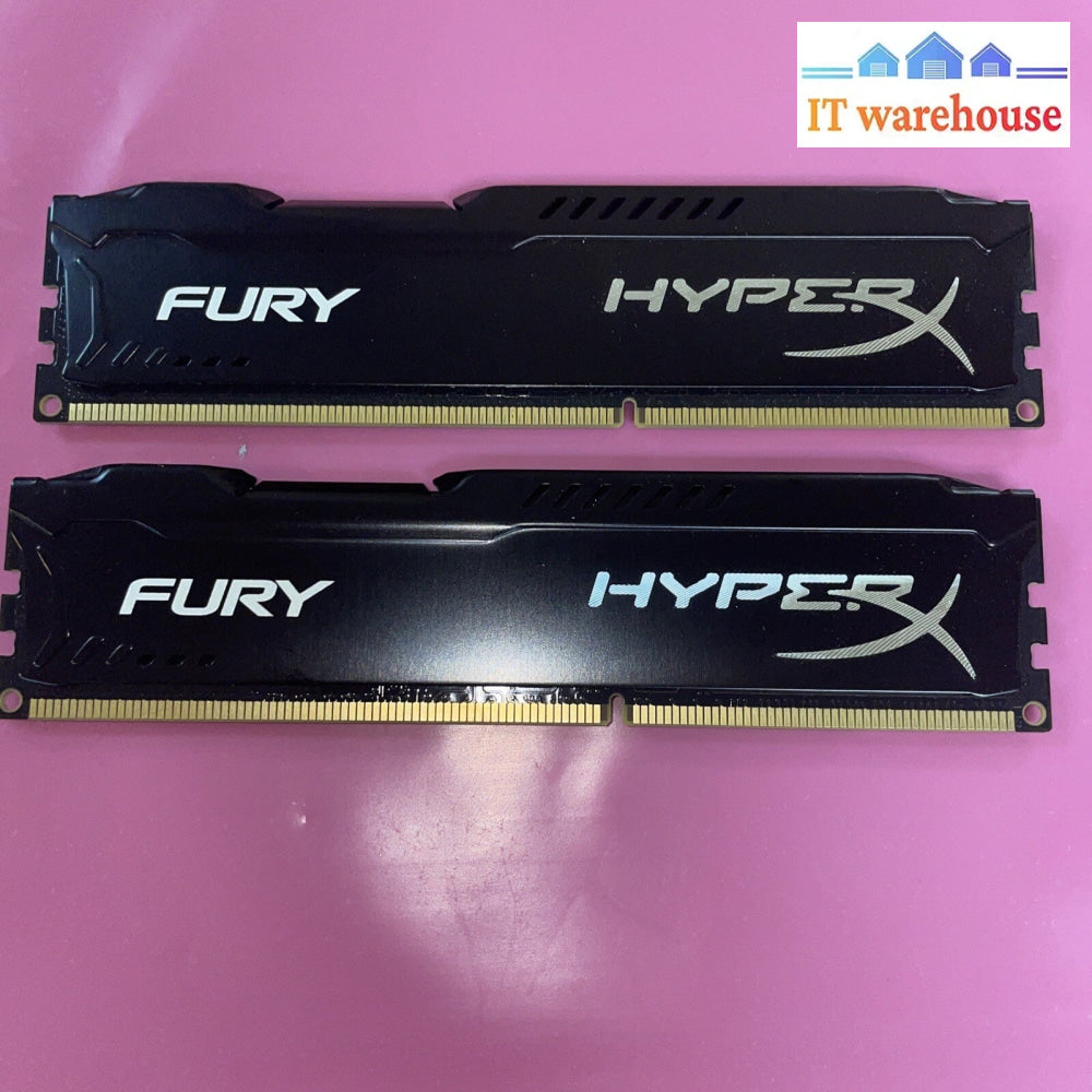 Kingston Fury Hyperx Desktop Gaming RAM Memory Ddr3 8gb (2x4gb) Hx316c10fbk2/8