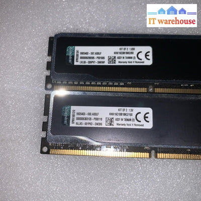 Kingston HyperX Black 16GB (2×8GB) DDR3-1600 PC3-12800 KHX16C10B1BK2/16X PC RAM