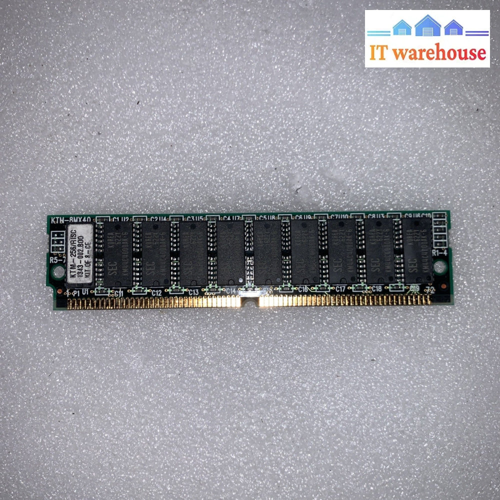 Kingston KTM-256/RISC 256KB Memory Module 1343-002.B00 Vintage RISC Workstation