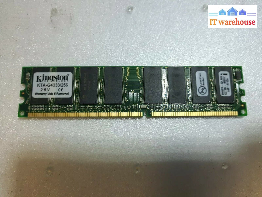 - Kingston Memory KTA-G4333/256 (9905216) 256M RAM FOR POWERMAC 4