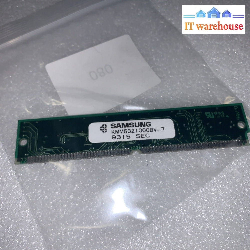 KMM5321000BV-7 SAMSUNG / GOLDSTAR RAM MODULE 9404 72PIN SIMM 70NS