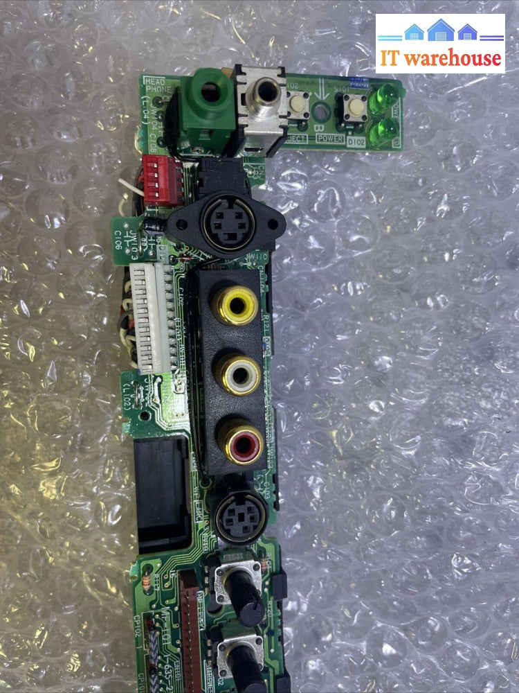Knob board 1-635-217--- Sony S VHS Hi-Fi Stereo Video Cassette Recorder SLV-R5UC