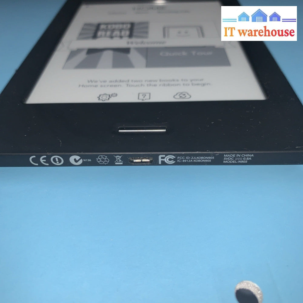 Kobo Touch N905C WiFi 6’’ Inch Ebook E-Reader Black
