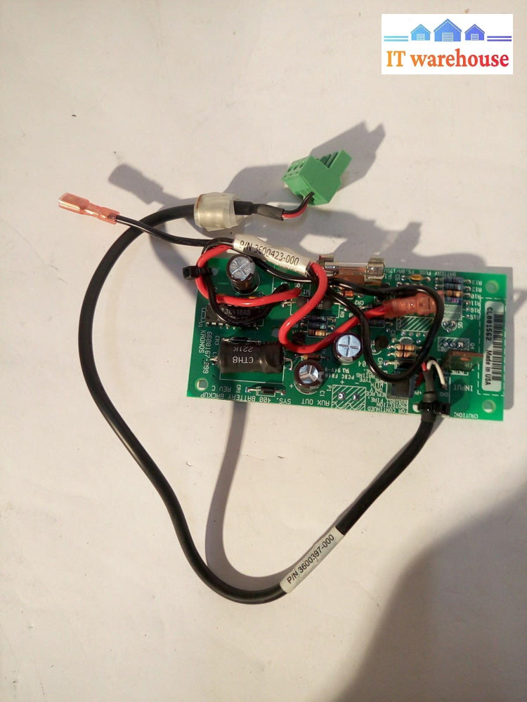 - Kronos 6600167-999 Battery Backup Board 6500167-001 Cl001562 S0251677