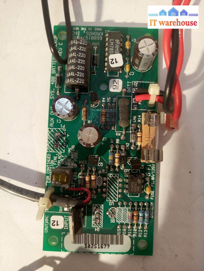 - Kronos 6600167-999 Battery Backup Board 6500167-001 CL001562 S0251677