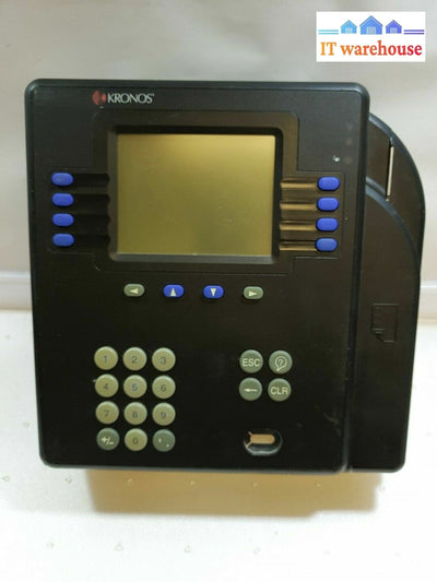 - Kronos System 4500 Digital Ethernet Time Clock 8602004-011 (No Ac Adapter)